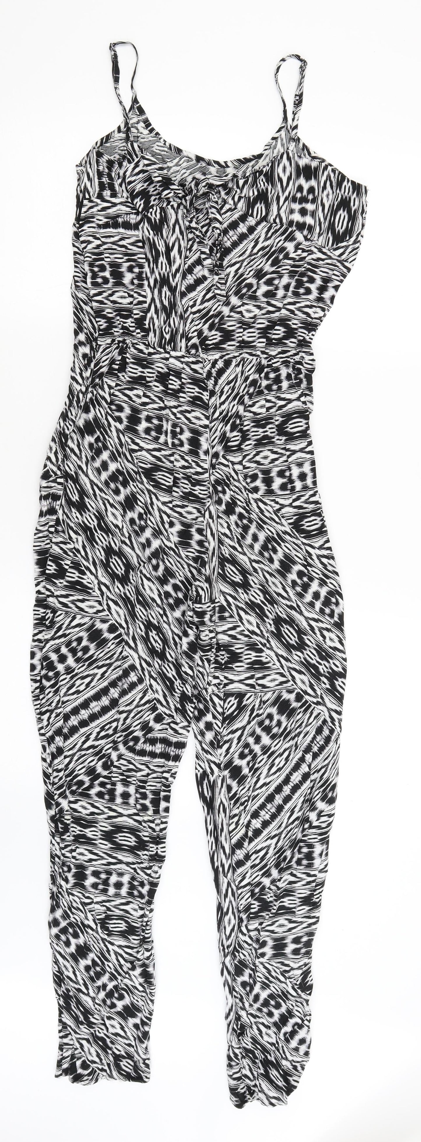 F&F Womens Black   Catsuit One-Piece Size 8