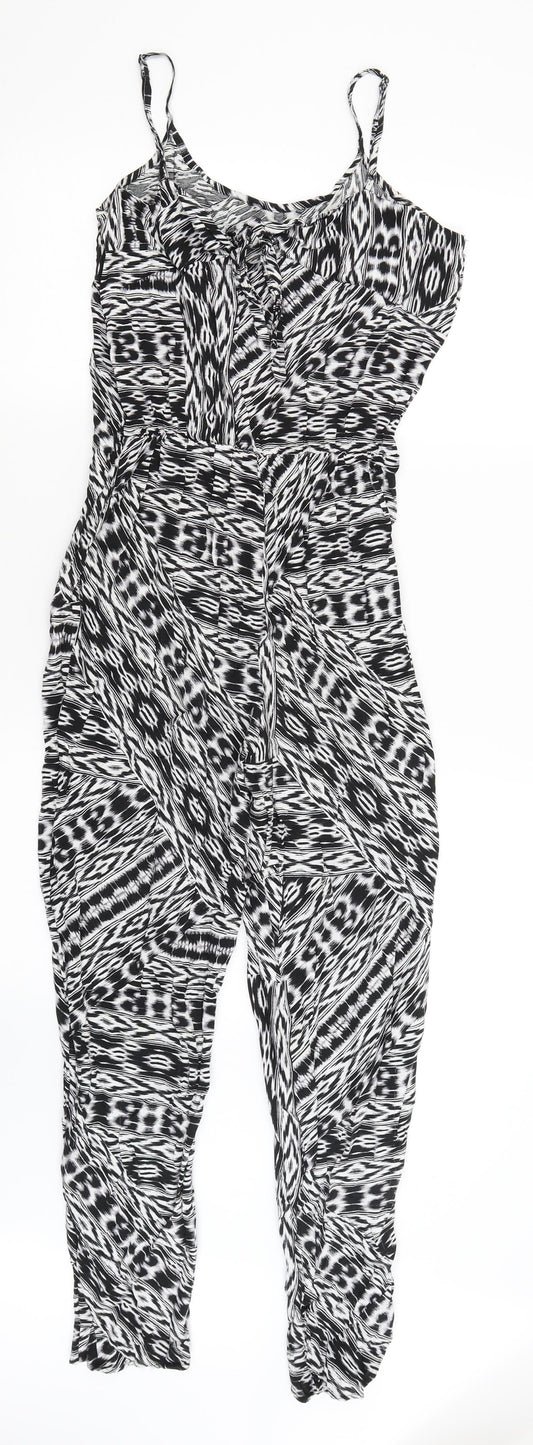 F&F Womens Black   Catsuit One-Piece Size 8