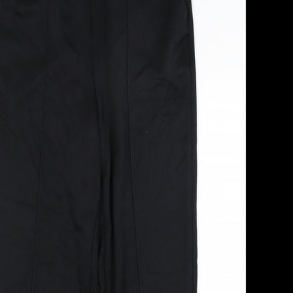 BM Collection Womens Black   Capri Trousers Size 12 L24 in