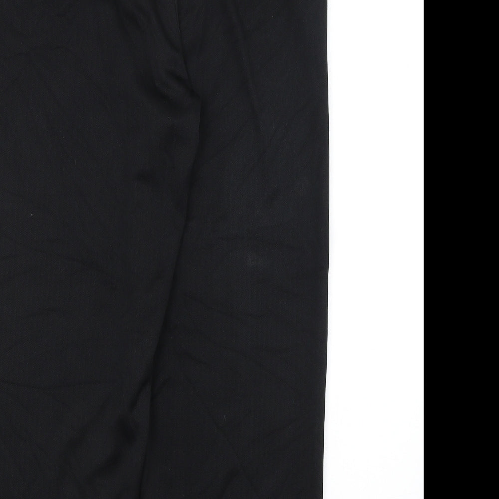 BM Collection Womens Black   Capri Trousers Size 12 L24 in