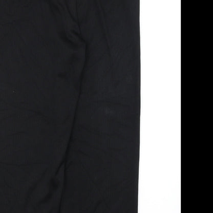 BM Collection Womens Black   Capri Trousers Size 12 L24 in