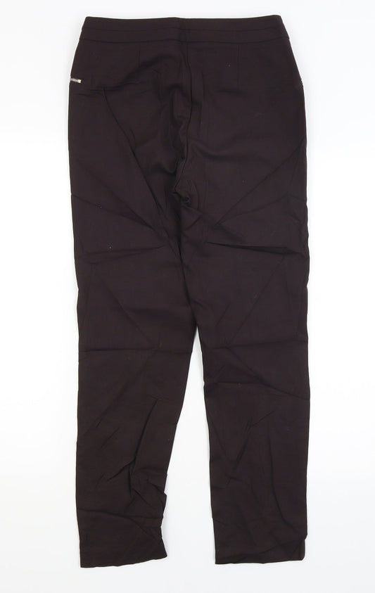 F&F Womens Black   Dress Pants Trousers Size 8 L26 in