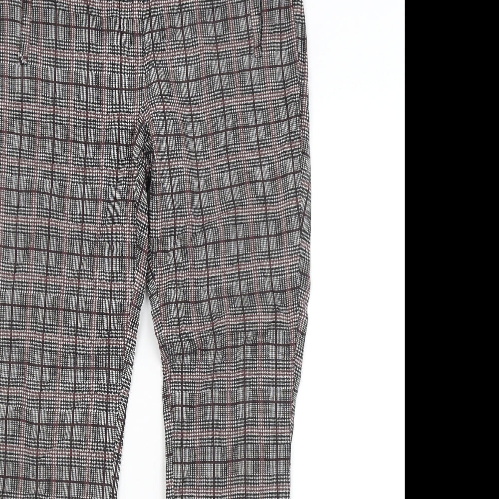 Womens UK Size 10 Dorothy Perkins Regular Fit  Grey Trousers