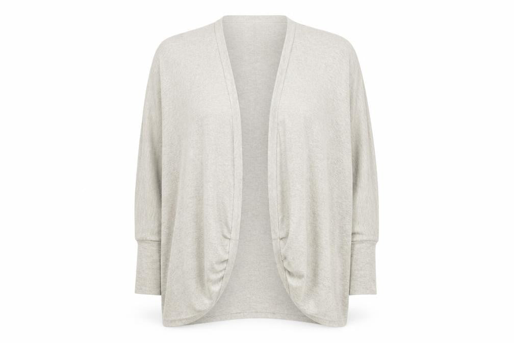 Womens UK Size L New Look Beige Wrap Jumper