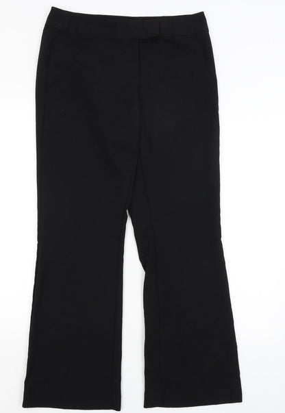 George Womens Black   Dress Pants Trousers Size 10 L30 in