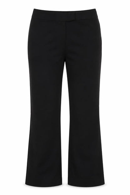 Womens UK Size 10 George Regular Fit Dress Pants Black Trousers