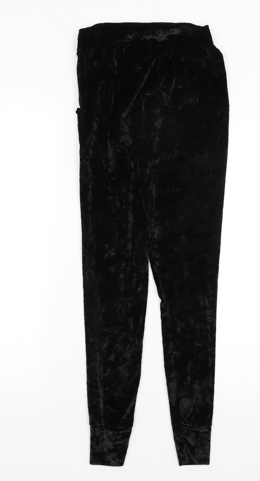 Womens UK Size S Preworn Regular Fit  Black Trousers