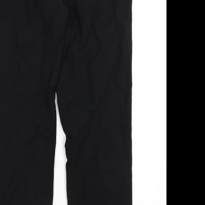 Womens UK Size 12 Club Class Regular Fit Dress Pants Black Trousers
