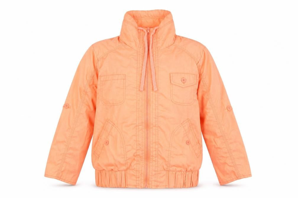 Womens UK Size 10 New Look Orange Full Zip Jumper
