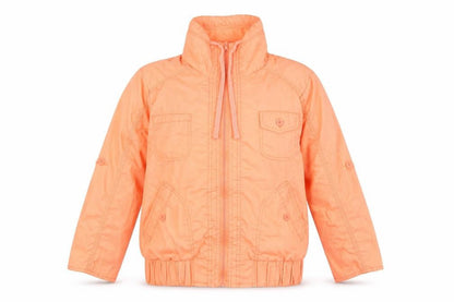 Womens UK Size 10 New Look Orange Full Zip Jumper