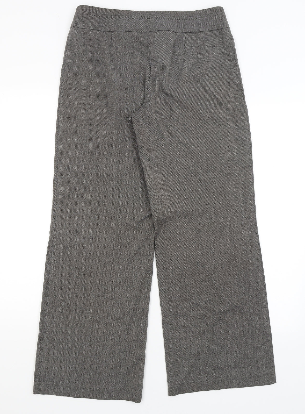 Womens UK Size 10 M&S Regular Fit Dress Pants Grey Trousers