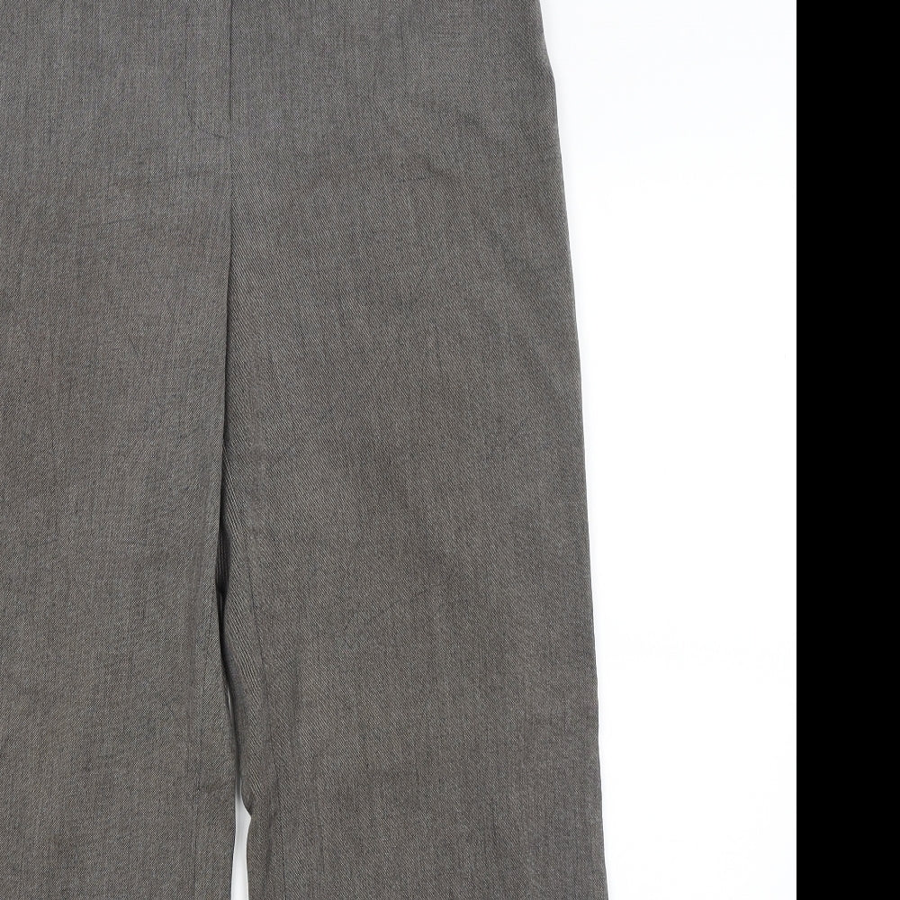 Womens UK Size 10 M&S Regular Fit Dress Pants Grey Trousers