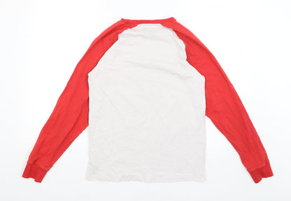 NEXT Mens White    T-Shirt Size S  - More Pudding