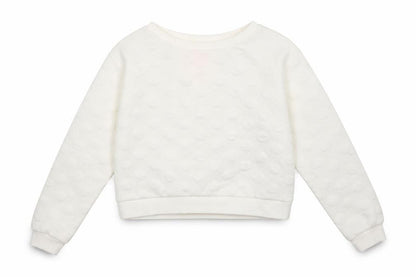 H&M Girls White   Pullover Jumper Size 9-10 Years