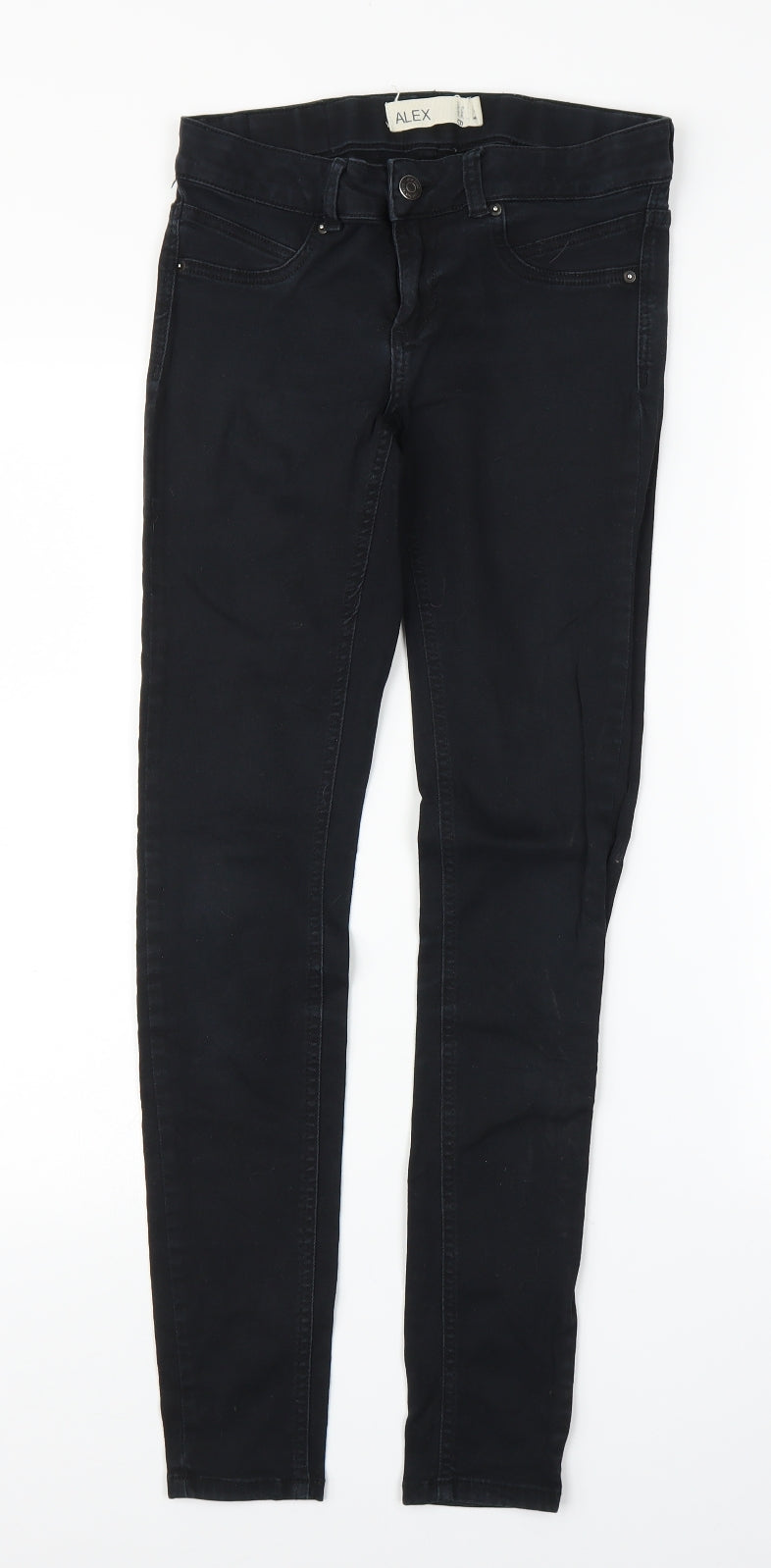 Womens UK Size M Ginatricot Regular Fit Skinny Black Jeans