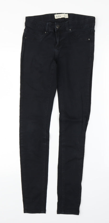 Womens UK Size M Ginatricot Regular Fit Skinny Black Jeans
