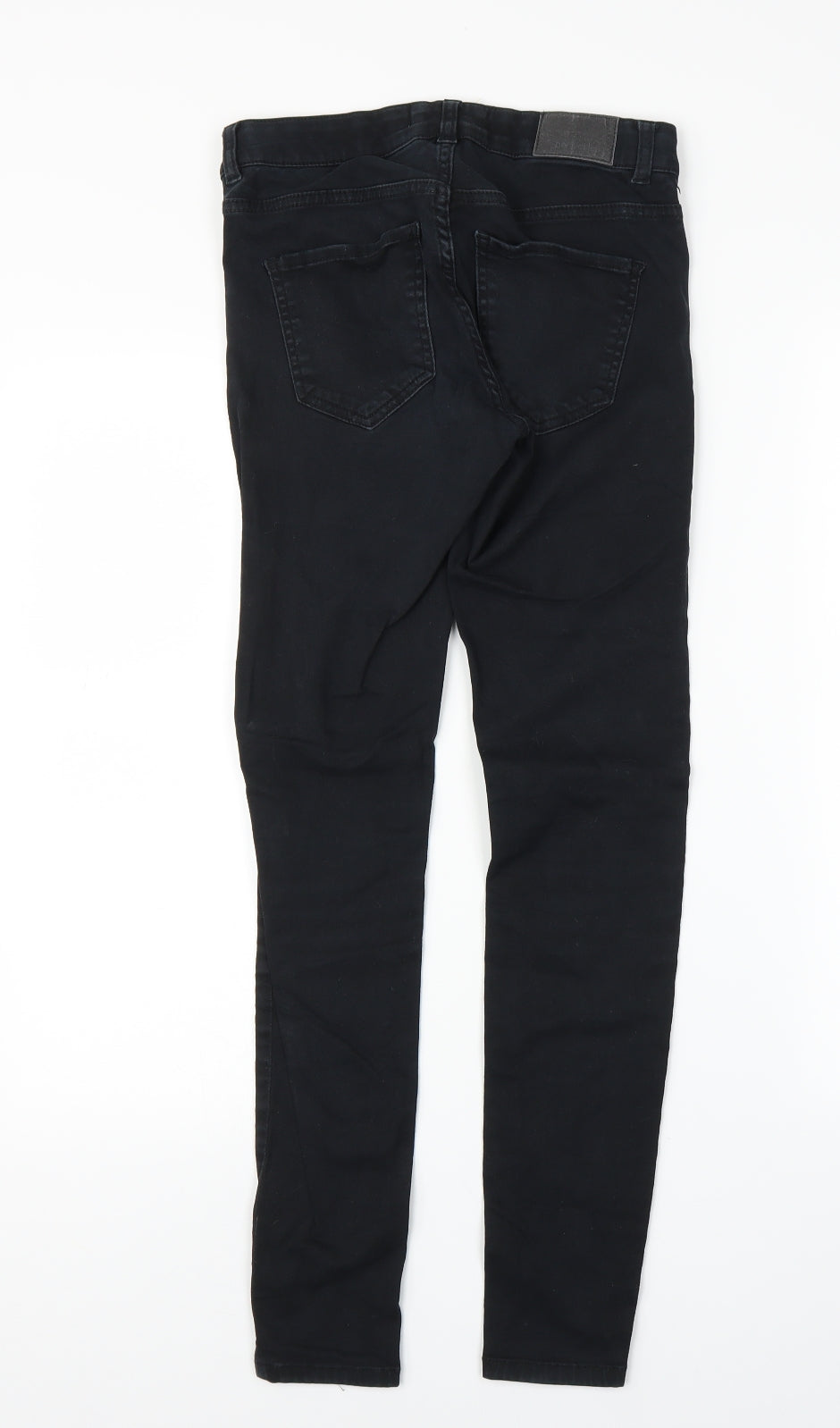 Womens UK Size M Ginatricot Regular Fit Skinny Black Jeans