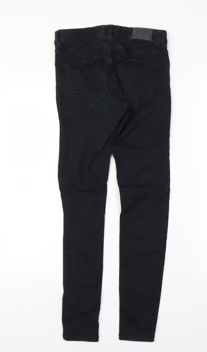 Womens UK Size M Ginatricot Regular Fit Skinny Black Jeans