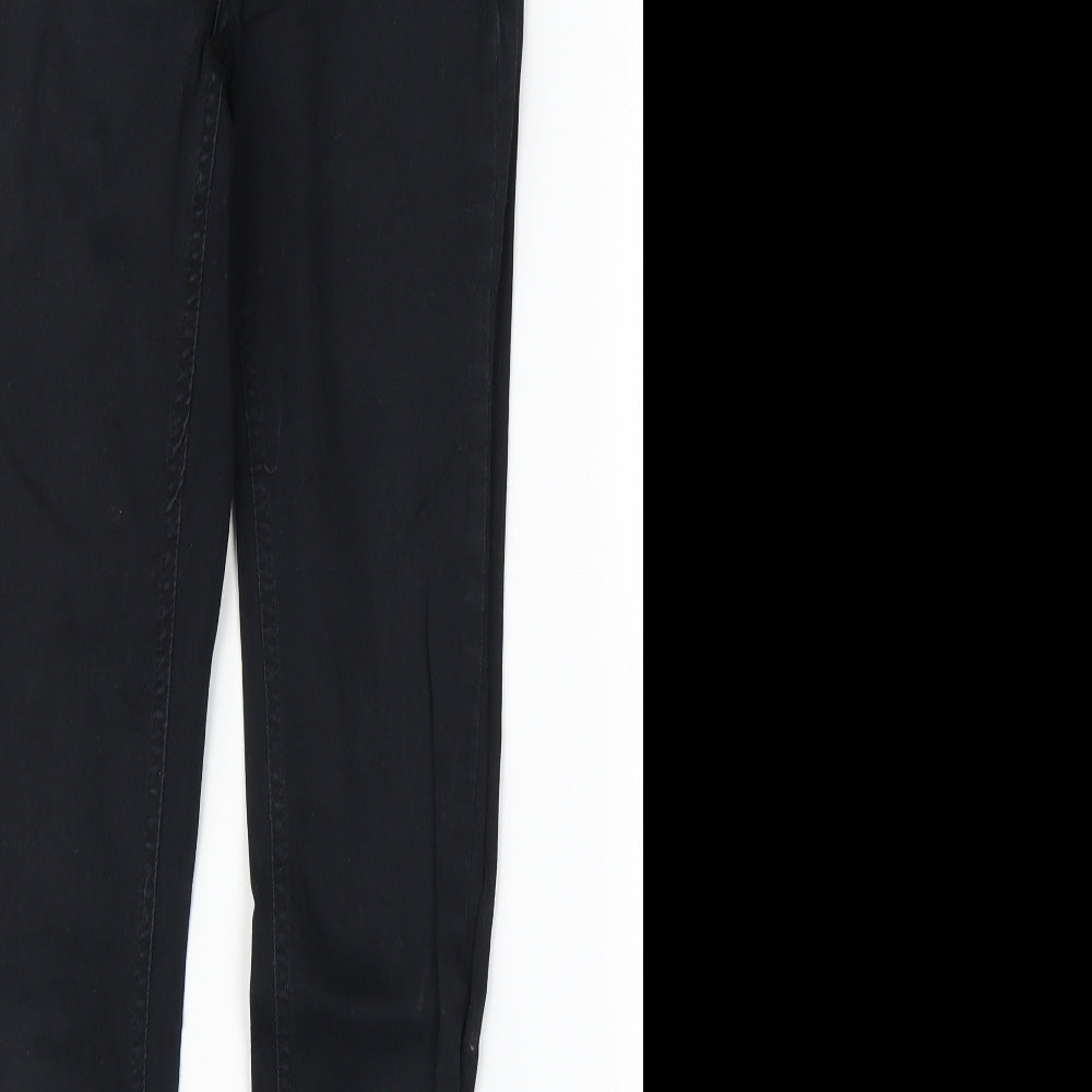Womens UK Size M Ginatricot Regular Fit Skinny Black Jeans