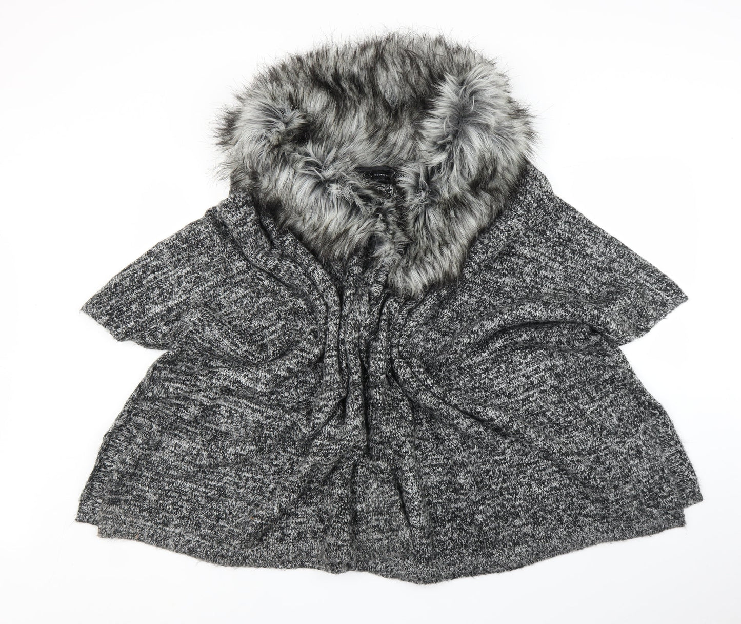 Primark Womens Grey   Cape Jumper One Size