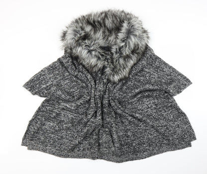 Primark Womens Grey   Cape Jumper One Size