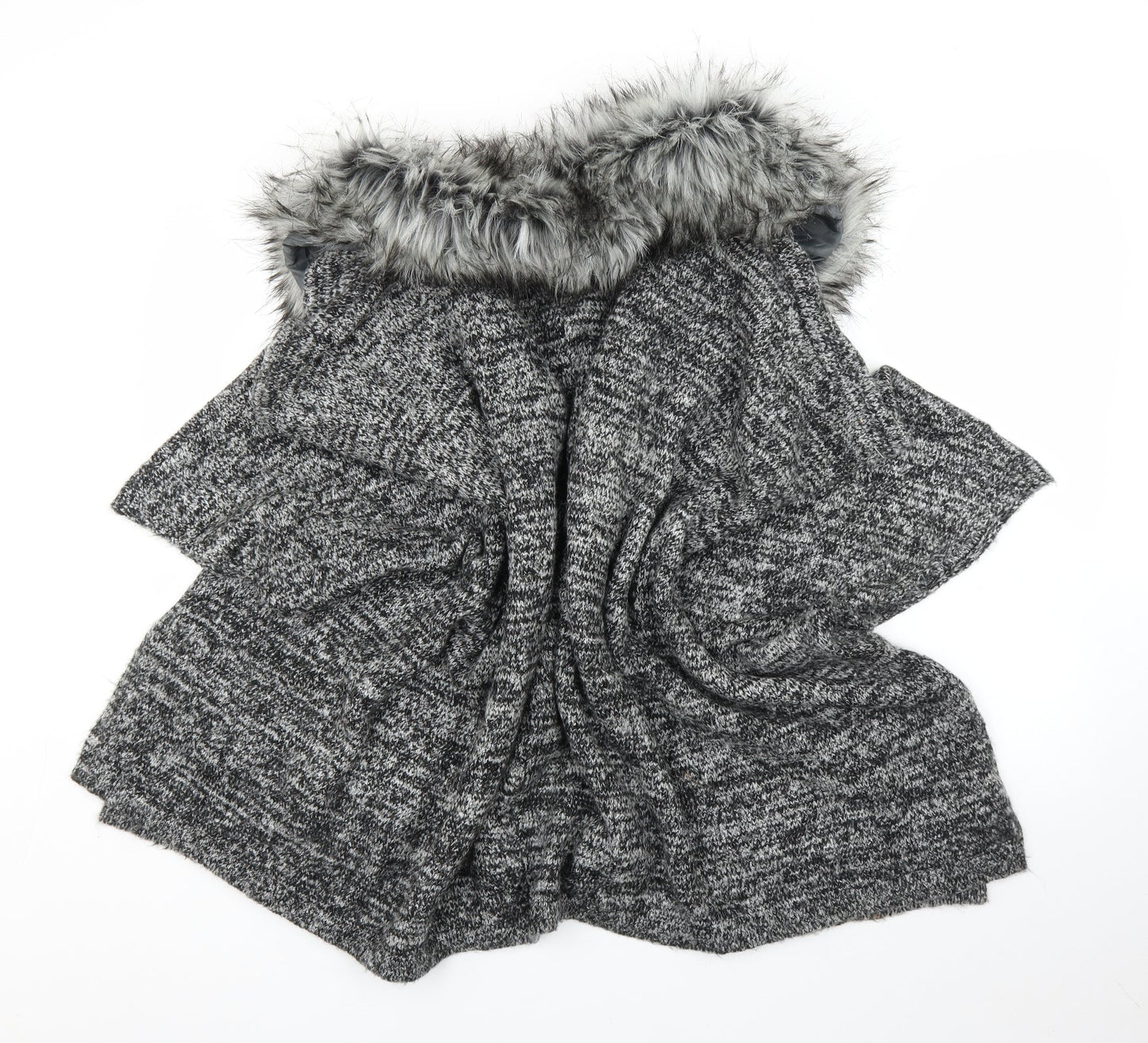 Primark Womens Grey   Cape Jumper One Size