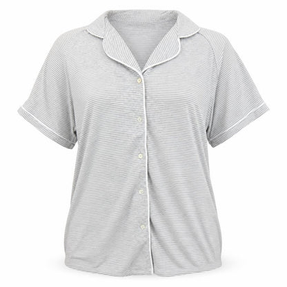 Womens UK Size L Preworn Grey Basic Blouse