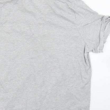 Womens UK Size L Preworn Grey Basic Blouse