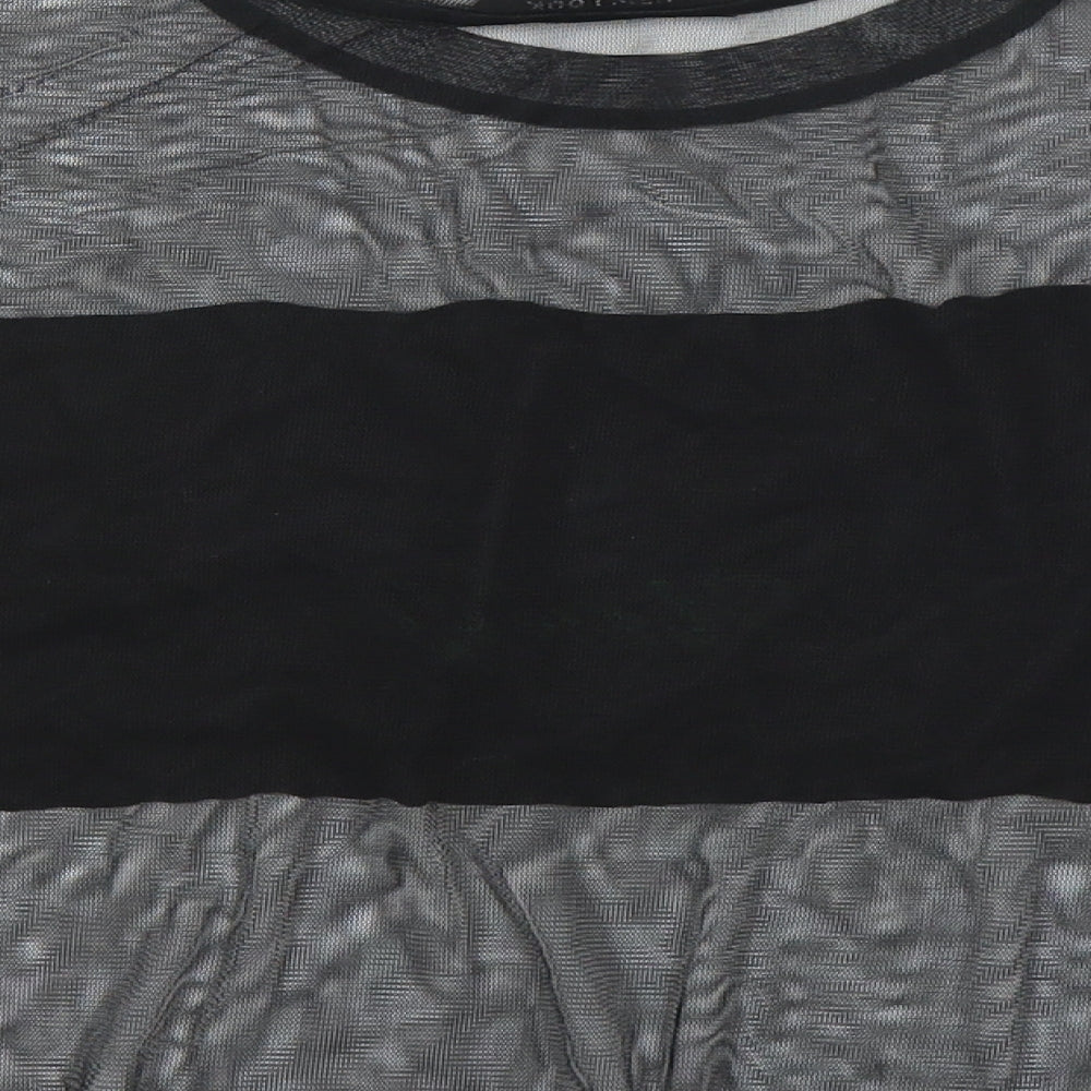 New Look Girls Black   Cropped T-Shirt Size 10-11 Years
