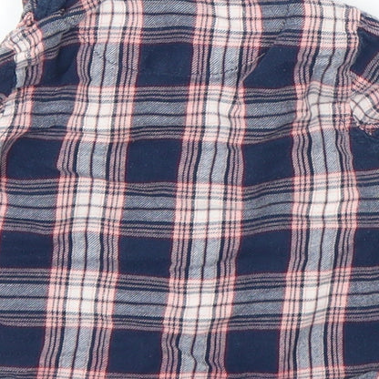 Primark Girls Blue Plaid  Basic Button-Up Size 3-6 Months