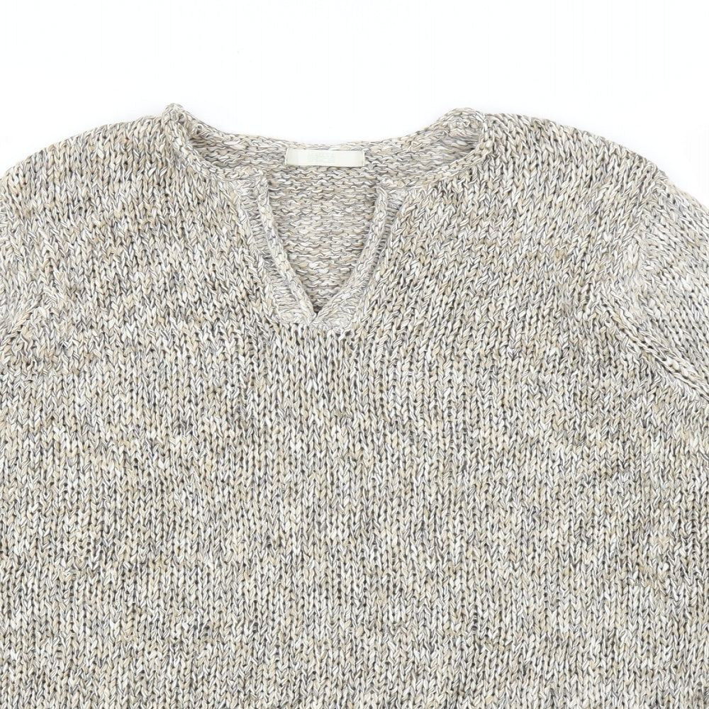 Womens UK Size 16 M&S Beige Pullover Jumper