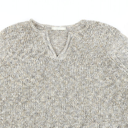 Womens UK Size 16 M&S Beige Pullover Jumper
