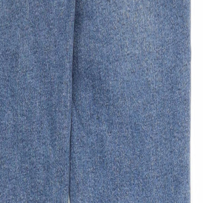 Topshop Womens Blue  Denim Skinny Jeans Size 24 in L28 in