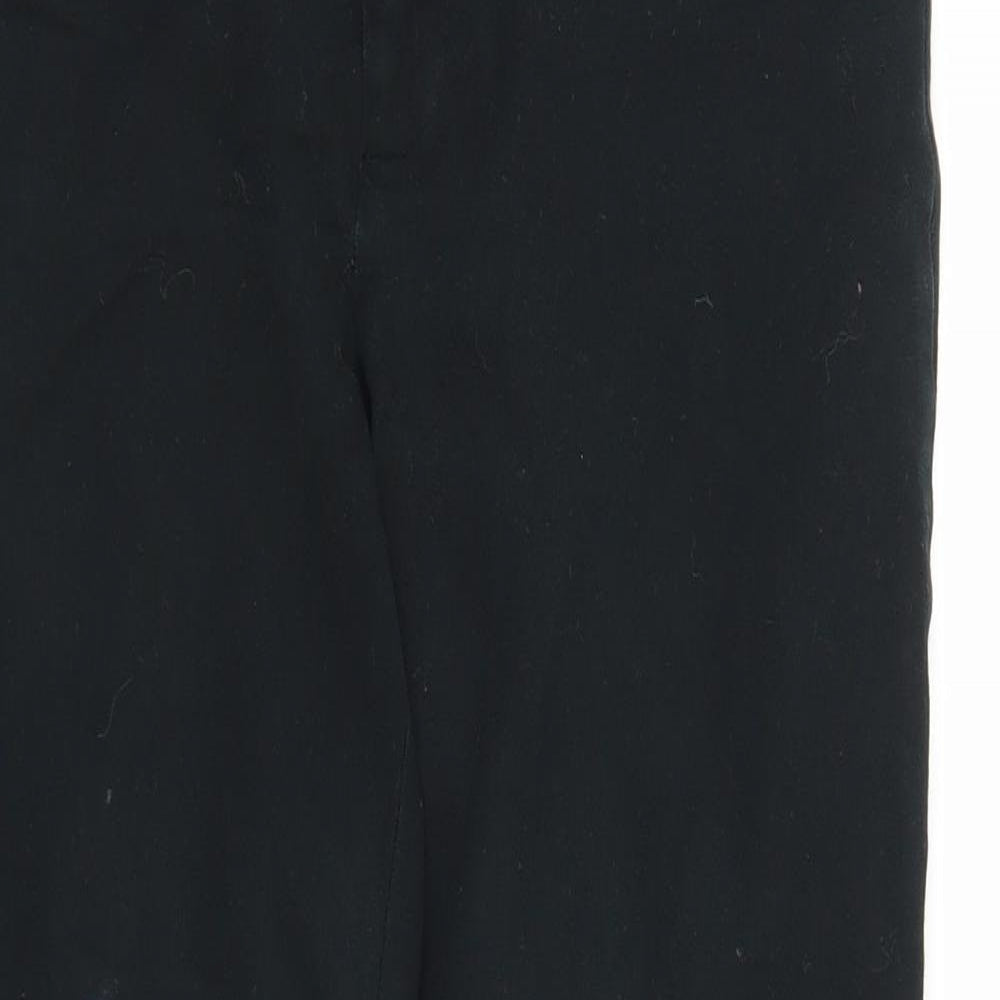 Womens UK Size 6 Gap Regular Fit Cropped Black Trousers