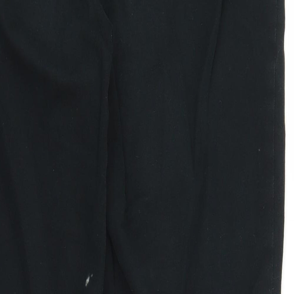 Womens UK Size 6 Gap Regular Fit Cropped Black Trousers