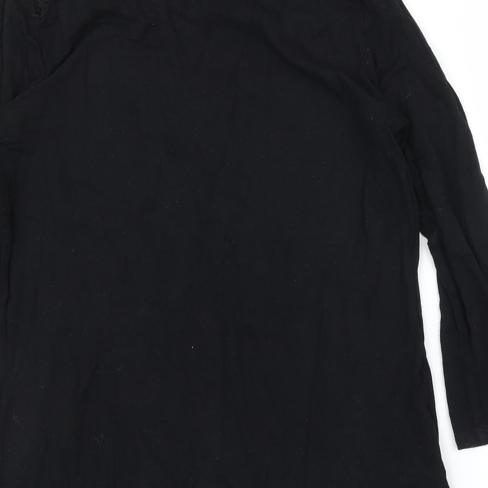Womens UK Size 8 TU Black Basic T-Shirt