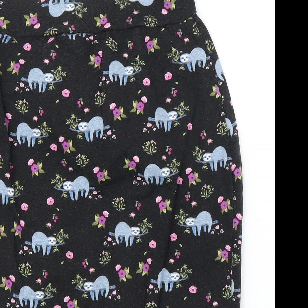 Preworn Womens Black   Straight & Pencil Skirt Size S