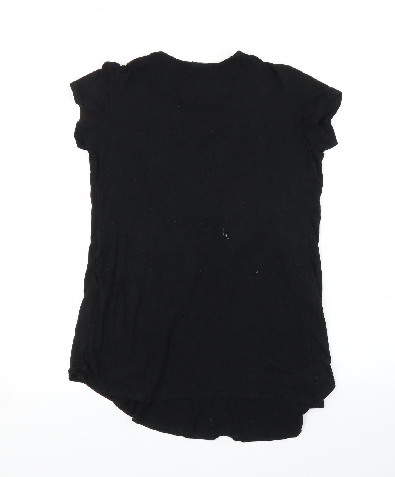 Boohoo Womens Black   Basic Blouse Size 8
