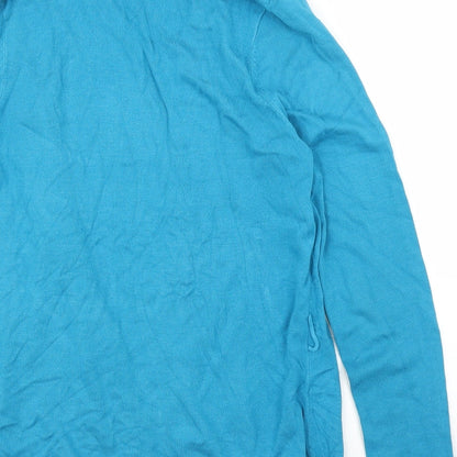 Womens UK Size 8 Minuet Blue Cardigan Jumper