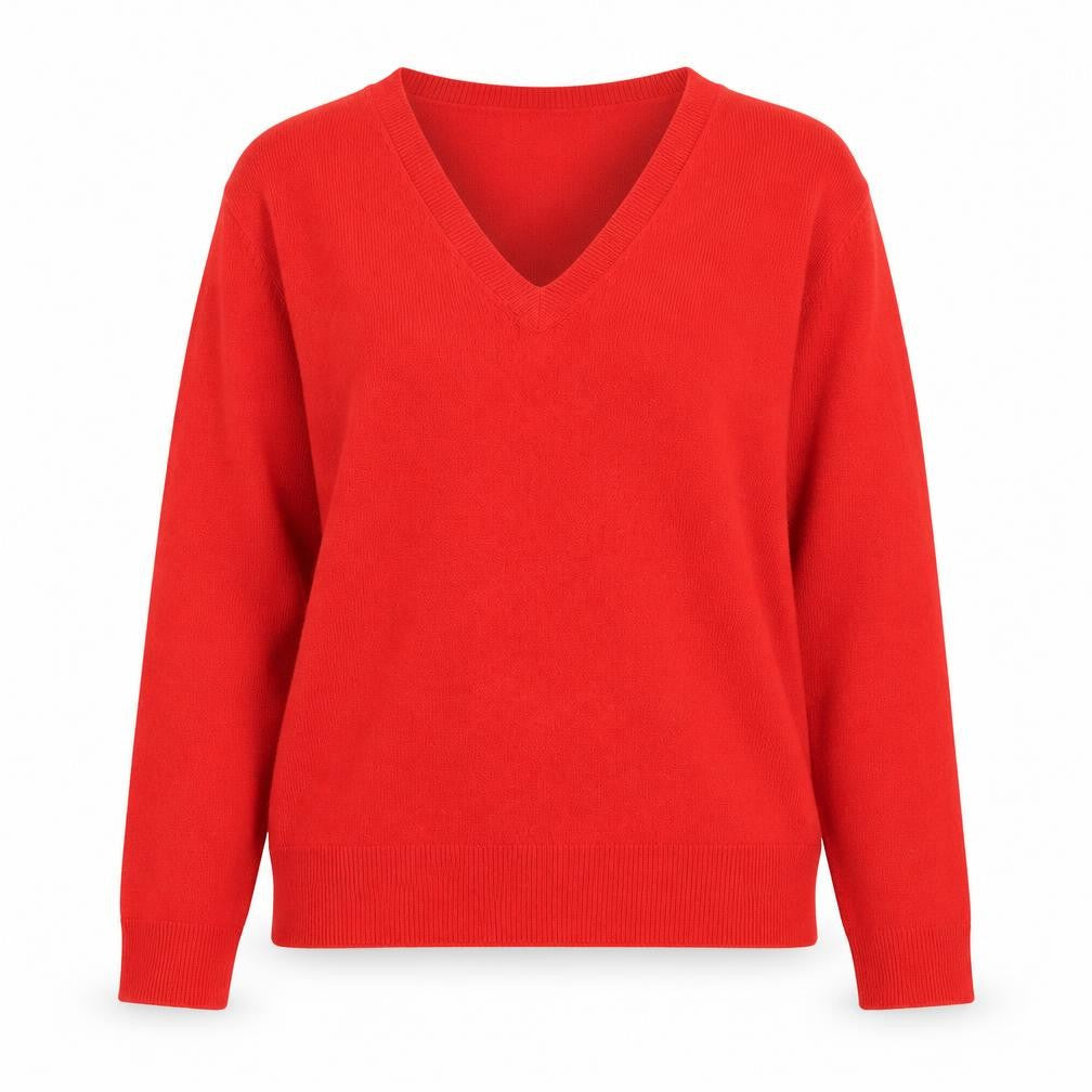 Womens UK Size 12 M&S Red Pullover Jumper