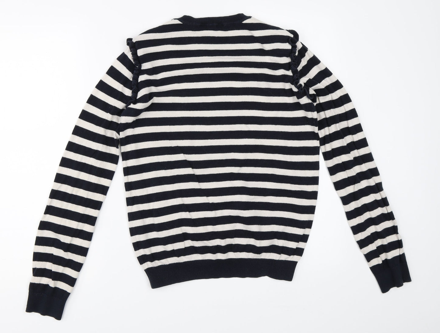 Dorothy Perkins Womens Blue Striped  Pullover Jumper Size 10