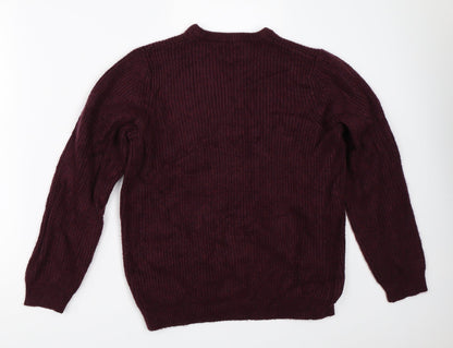 Marks and Spencer Mens Purple   Pullover Jumper Size M