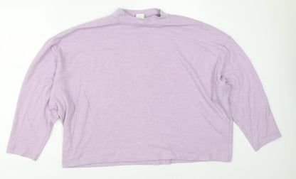 H&M Womens Purple   Pullover Jumper Size M