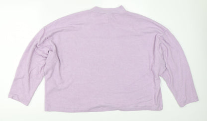 H&M Womens Purple   Pullover Jumper Size M