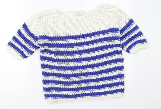 Womens UK Size S NEXT Blue Pullover Jumper