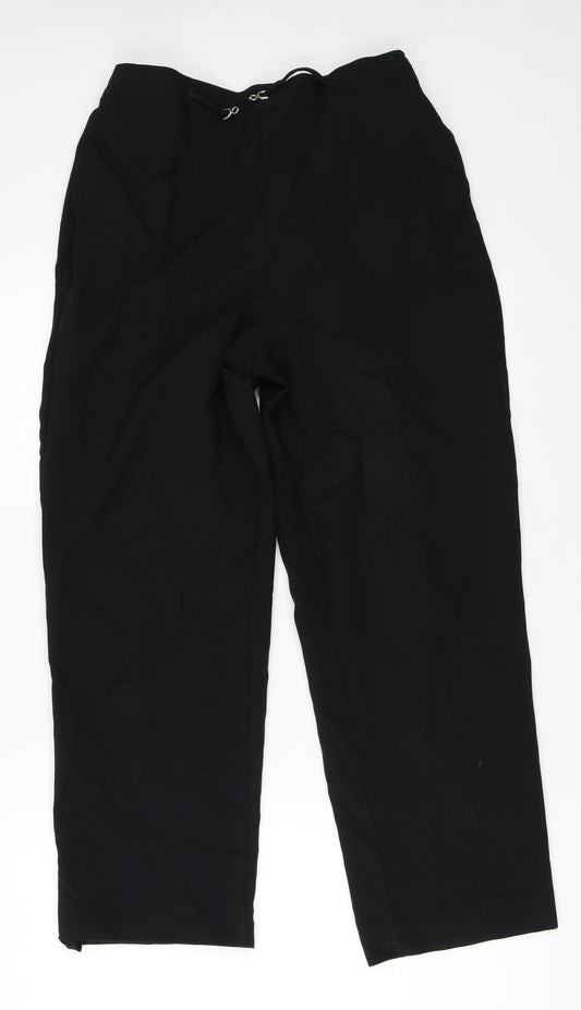 Womens UK Size 12 BHS Regular Fit  Black Trousers