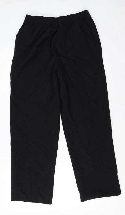 Womens UK Size 12 BHS Regular Fit  Black Trousers