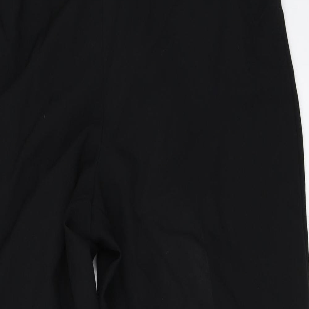 Womens UK Size 12 BHS Regular Fit  Black Trousers