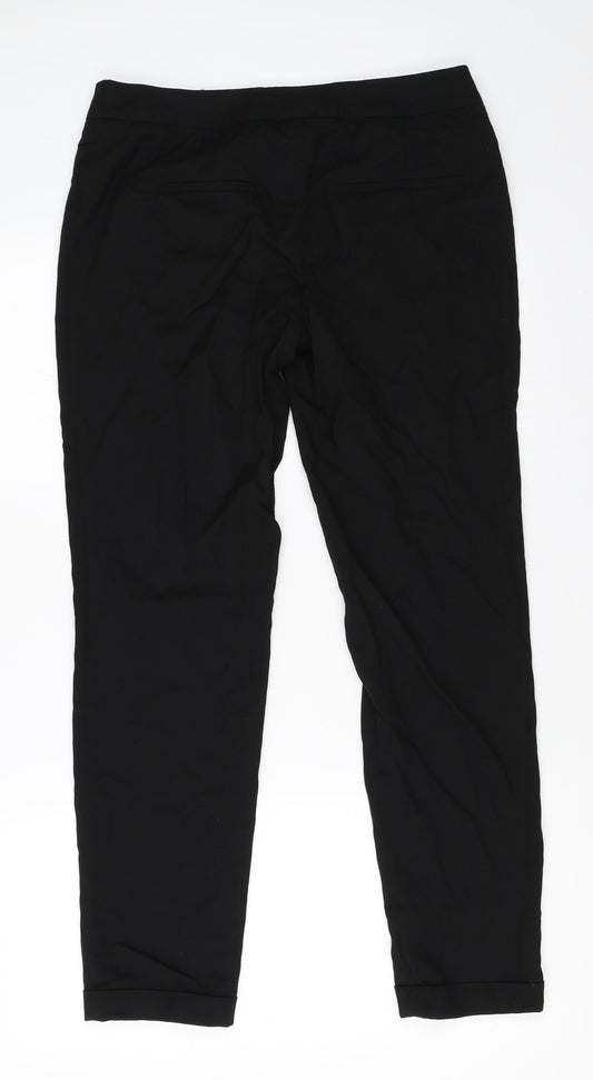 Womens UK Size 10 NEXT Regular Fit  Black Trousers