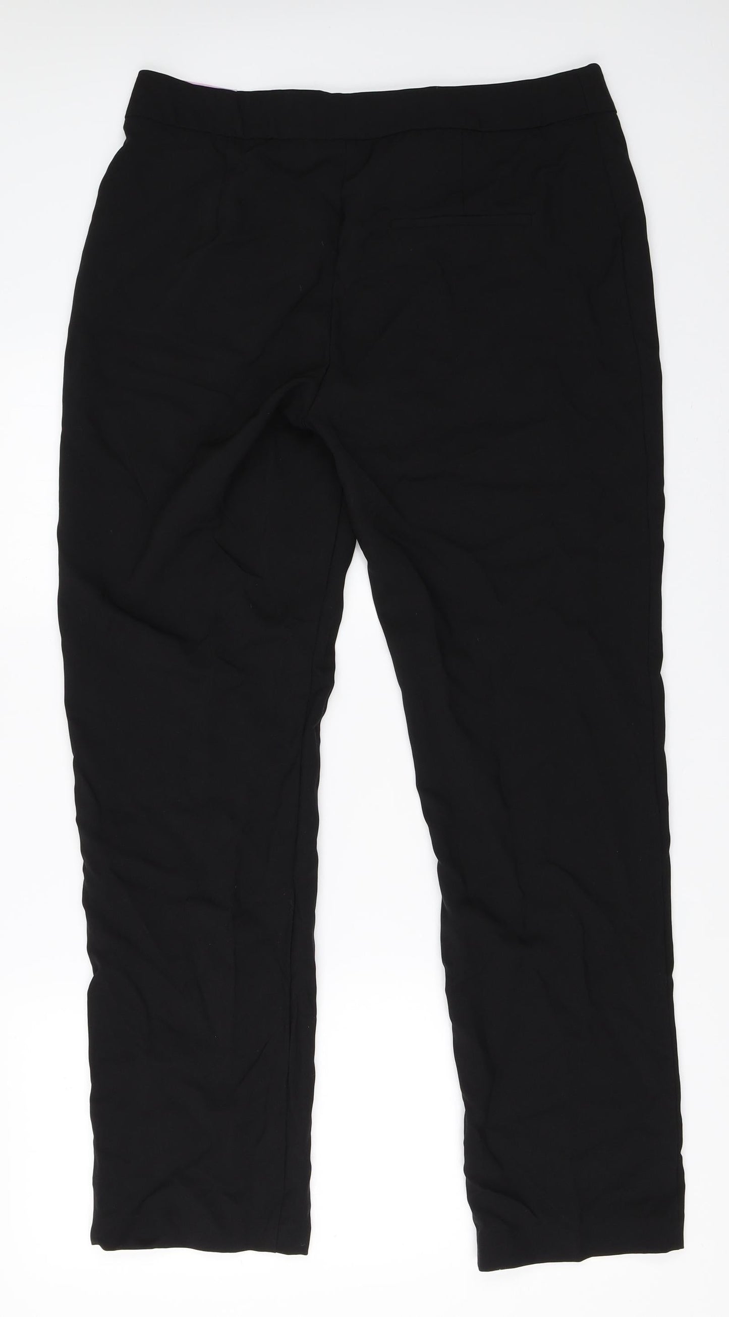 Womens UK Size 14 Papaya Regular Fit  Black Trousers